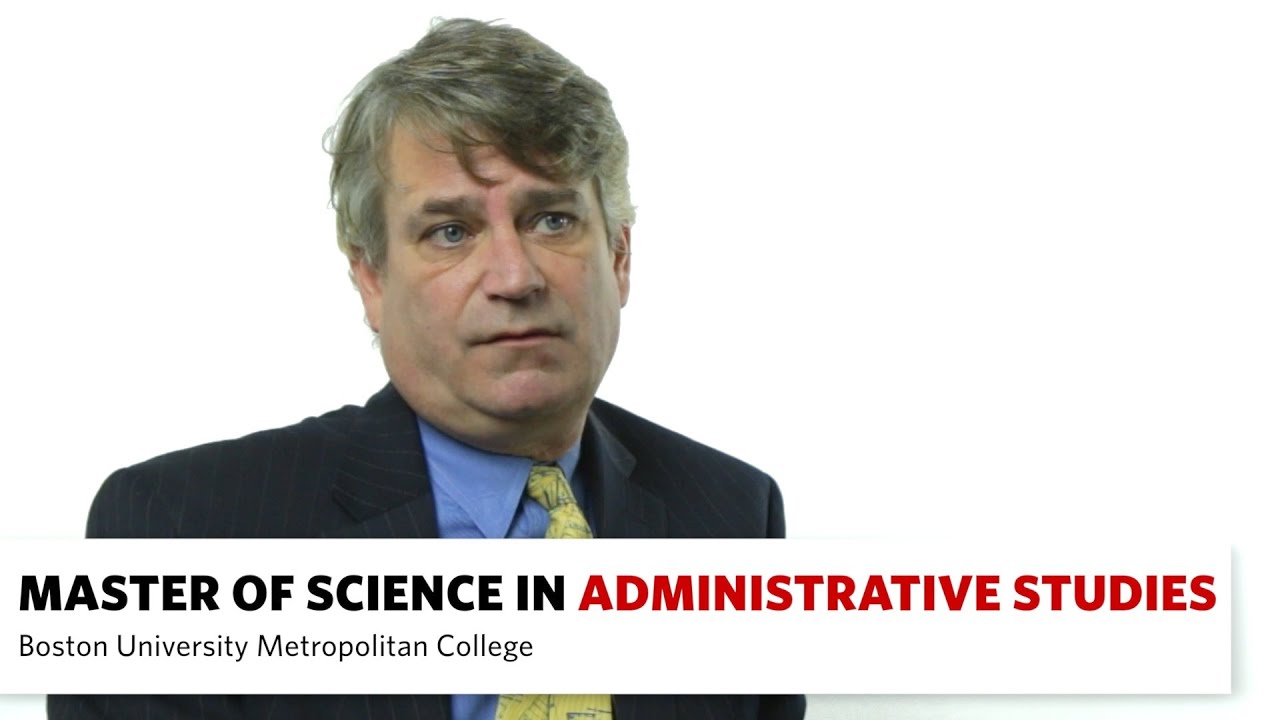 John Sullivan: Master of Science in Administrative Studies