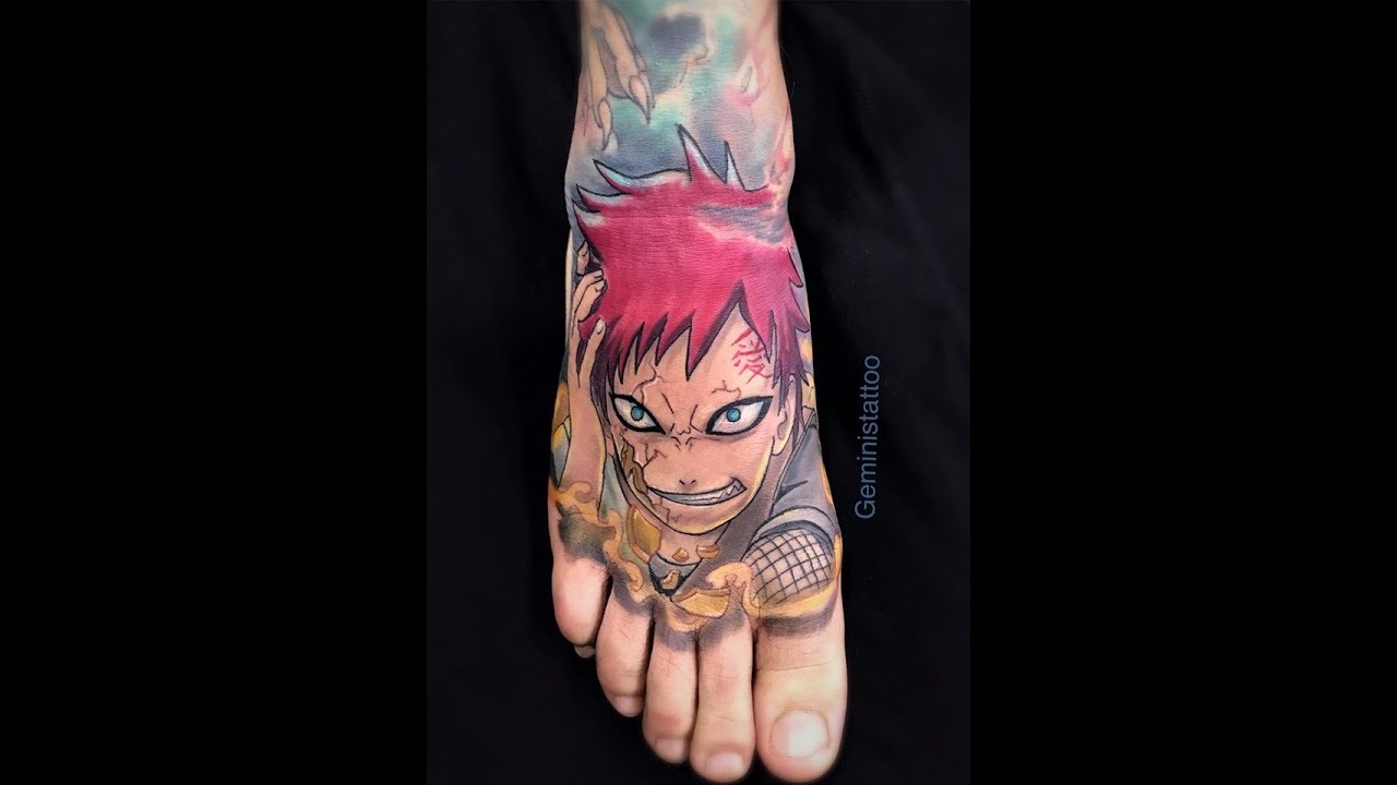 Time lapse - anime color tattoo 2019