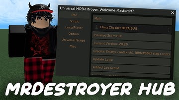 ROBLOX MrDestroyer FE Script Hub/GUI