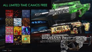 Black Ops 3: How To Get Every LTM Camo for Free Online *2023* (PS4/CUSA02624 ONLY)
