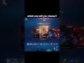 #mobilelegends which one will you choose? ☠️