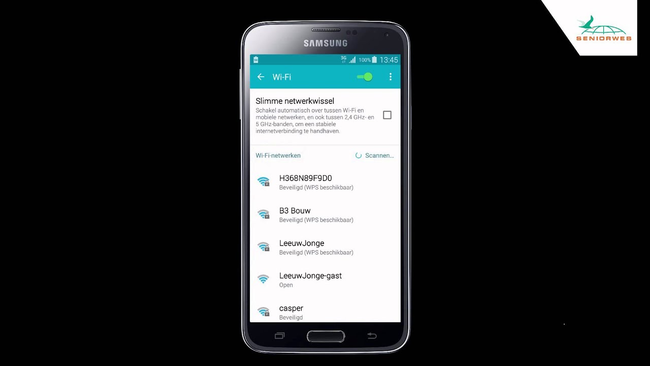 Samsung Galaxy S5: wifi gebruiken