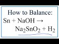 Balancing Chemical Equations Concepts