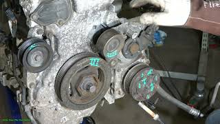 P7/27.  How to Disassemble the Engine Honda Civic 1.8: DRIVE BELT TENSIONER