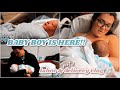 BABY BOY IS HERE!! 💙 + BRINGING HIM HOME FROM THE HOSPITAL ||  LABOR & DELIVERY VLOG PT. 3