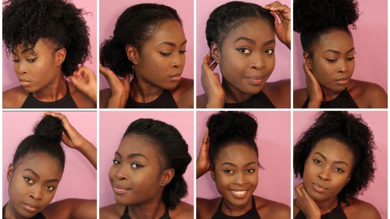 8 quick natural hair styles for curly, kinky, coily girls