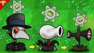 Plants vs Zombies : Siren Head vs Slender Man vs Dr Plague ( pvz halloween pak )