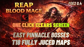 One Click Screen Clear Reap Blood Mage Build Poe 2 0.4