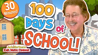 Celebrate 100 Days of School! |  30 MINUTES of Counting to 100 Songs! | Jack Hartmann