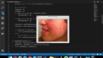 blemish removal in opencv