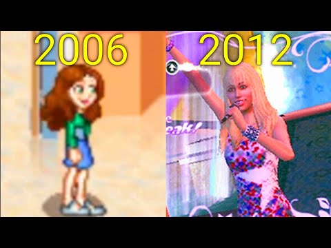 Evolution of Hannah Montana Games 2006-2012