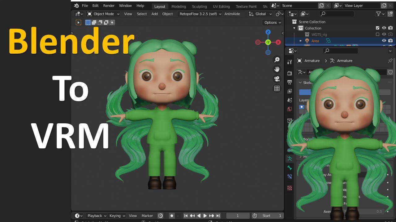 Blender to VRM: Prepare to any Vtube model - YouTube