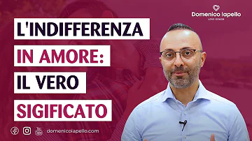 Cosa esprime l'indifferenza?