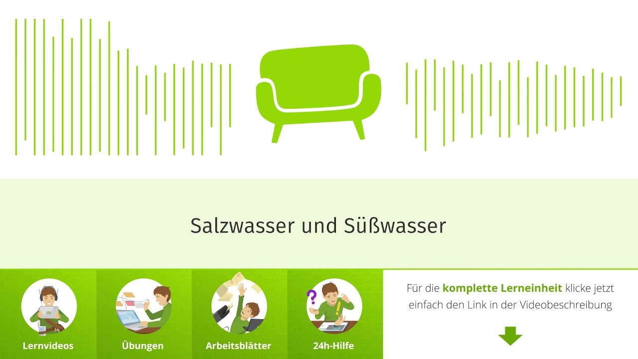 Wie Lange Dauert Es Bis Man Von Salzwasser Kotzt Salzwasser und Süßwasser einfach erklärt | sofatutor - YouTube