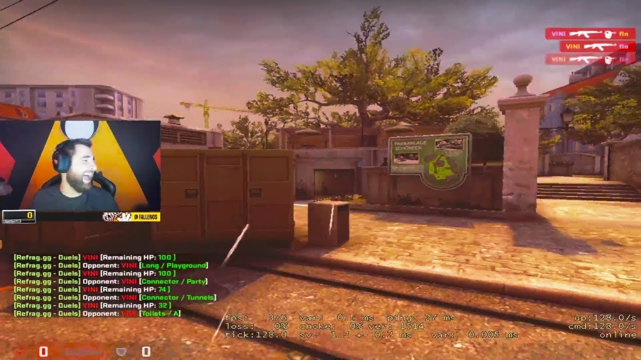 vini humilha o fallen!!! 