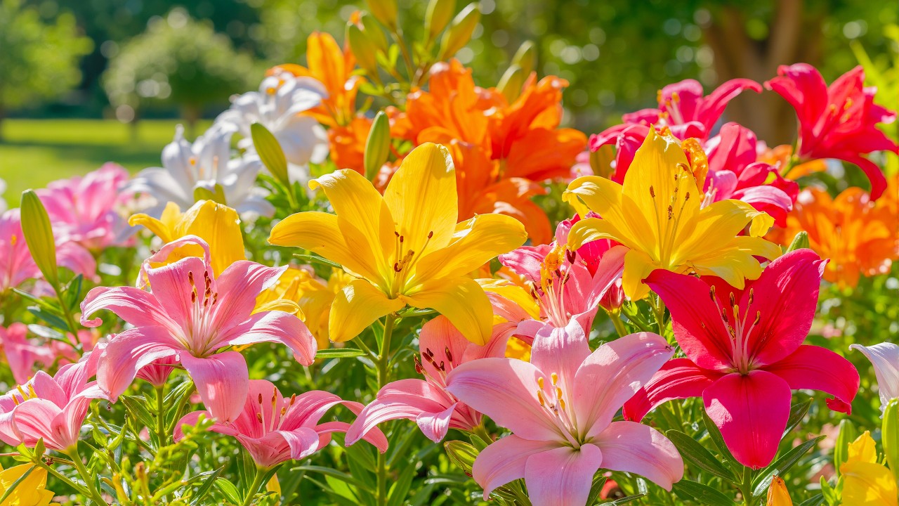✿Lily..'s ✿Garden*✿♪ NO AI) The Most Beautiful Lily Garden You'll Ever See 🌺 A
