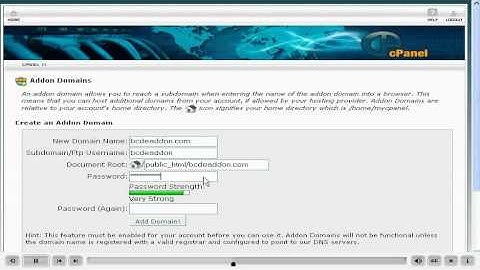 Creating and Managing Parked Domains