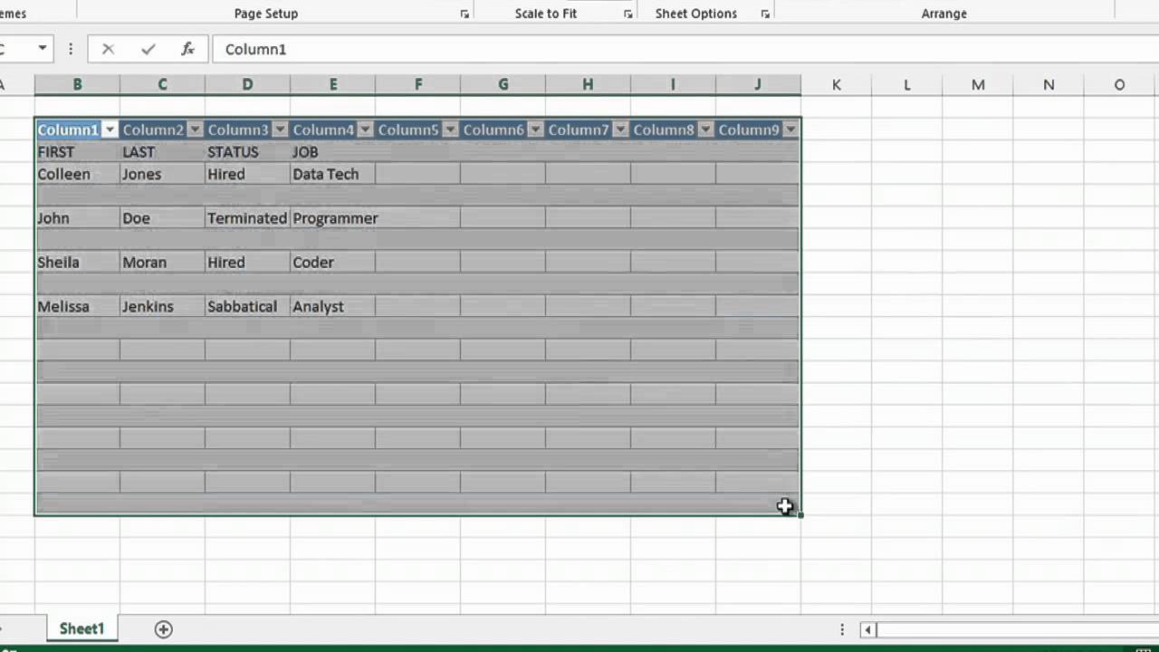 Convert Excel To Word Table