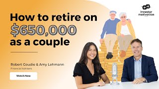 How to retire on $650,000 as a couple