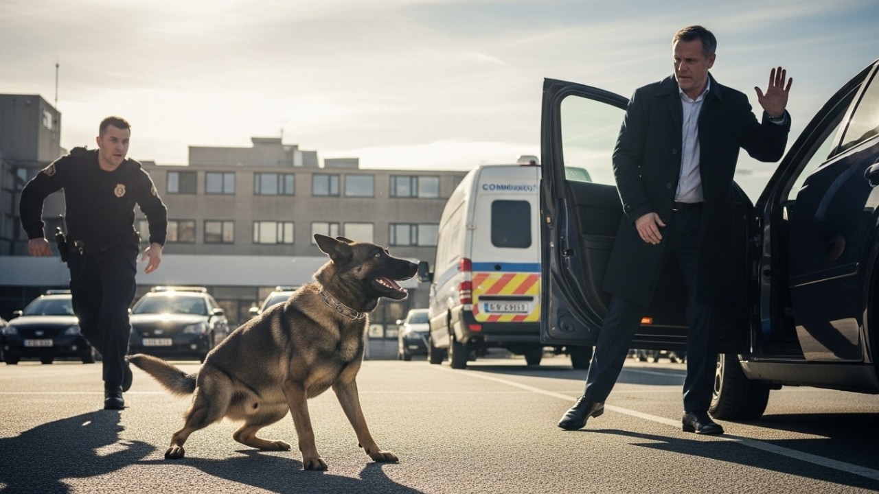 Polizeihund Stand Regungslos Vor Dem Krankenhaus – Dann Kam Die Nachricht…