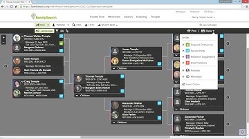 Family Tree Basics - Navigating the Landscape View
