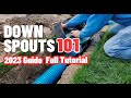 Best underground buried downspout system  easy diy how to tutorial