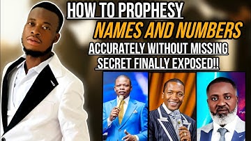How to prophesy names and numbers accurately without missing#prophetlovy  #viral #fyp