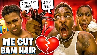 WE FINALLY CUT BAM DREADS OFF! 💔