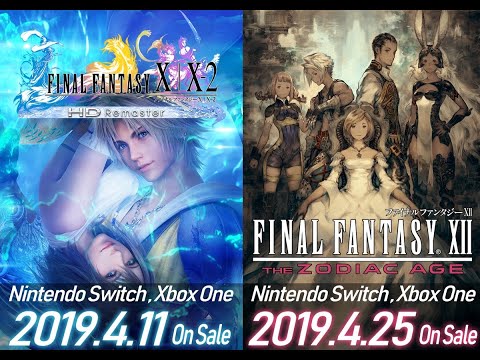 Video: Final Fantasy 10 / 10-2 HD En Final Fantasy 12 The Zodiac Age Dalen Tot 28 Op Switch