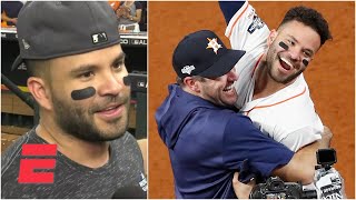 After the houston astros beat new york yankees in game 6 of alcs to
advance 2019 world series, jose altuve speaks with buster olney about
his ...