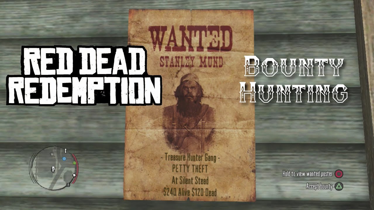 Red Dead Redemption Stanely Mund Bounty Hunting Youtube