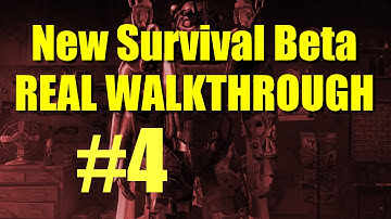 Fallout 4 Survival Beta Walkthrough Part 4 - The 30 Hubflower Northwest Wasteland Run 1