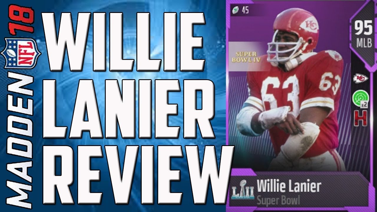 How Good is 95 Overall Willie Lanier? MUT 18 Card Review