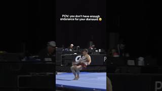 Why Do I Fall Like That 🫠😭 #Gymnast #Olympics #Calisthenics #Ncaa #D1 #Gymnasticsfails #Tumbling