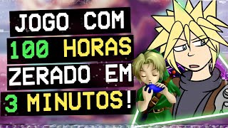 SPEEDRUN que fez jogos GIGANTES ficarem CURTOS até de mais!