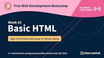 Free Webdev Bootcamp: Week 2 — Basic HTML Continued (Western Stream)