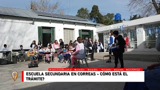 En qué estado está el proyecto de la Secundaria en Ignacio Correas