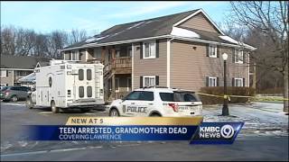 Woman found dead in Lawrence apartment; grandson in custody