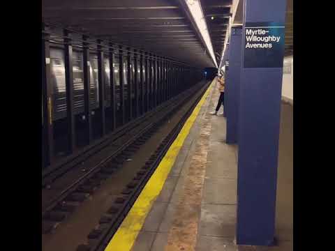 R68 #2768 arriving at Myrtle - Willoughby Avenues