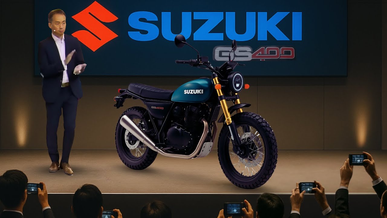 2026 NEW SUZUKI GS400 SCRAMBLER UNVEILED!! - YouTube