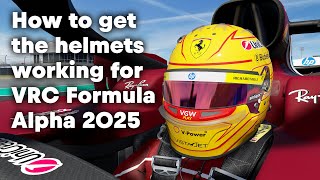 How to get helmets working for VRC Formula Alpha 2025 in Assetto Corsa How to get helmets working for VRC Formula Alpha 2025 in Assetto Corsa