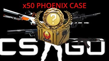 Opening x50 PHOENIX CASE 2022 (Knife unboxing)