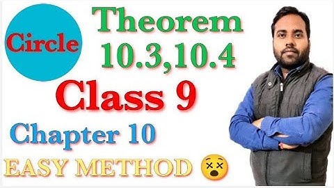 class 9  maths chapter 10 circle theorem 10.3 ,10.4by #easy #shortvideo #byjus #maths #circle #board