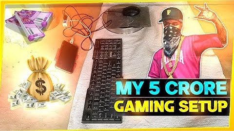 My 5 Crore 😱 Gaming Pc setup | Panda Mouse Pro Keyboard ⌨️ and Mouse🖱 | Garena free fire