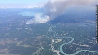 Massive Wildfires Fueled By Dry Weather In Alaska