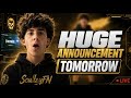 🔴LIVE - *HUGE* ANNOUNCEMENT TONIGHT! (FORTNITE)