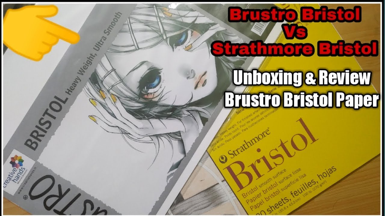 Unboxing & Review Of Brustro Ultra Smooth Bristol Paper