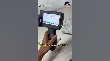 Batch coding machine | portable handy printer machine #ytshort #shortfeed  #batchcodingmachine