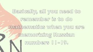 Russian Numbers 11-19