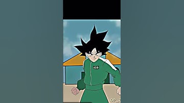 When Goku in squid game💀☠️ #edit #anime #animemusic #dbs #goku #video #dragonball #music